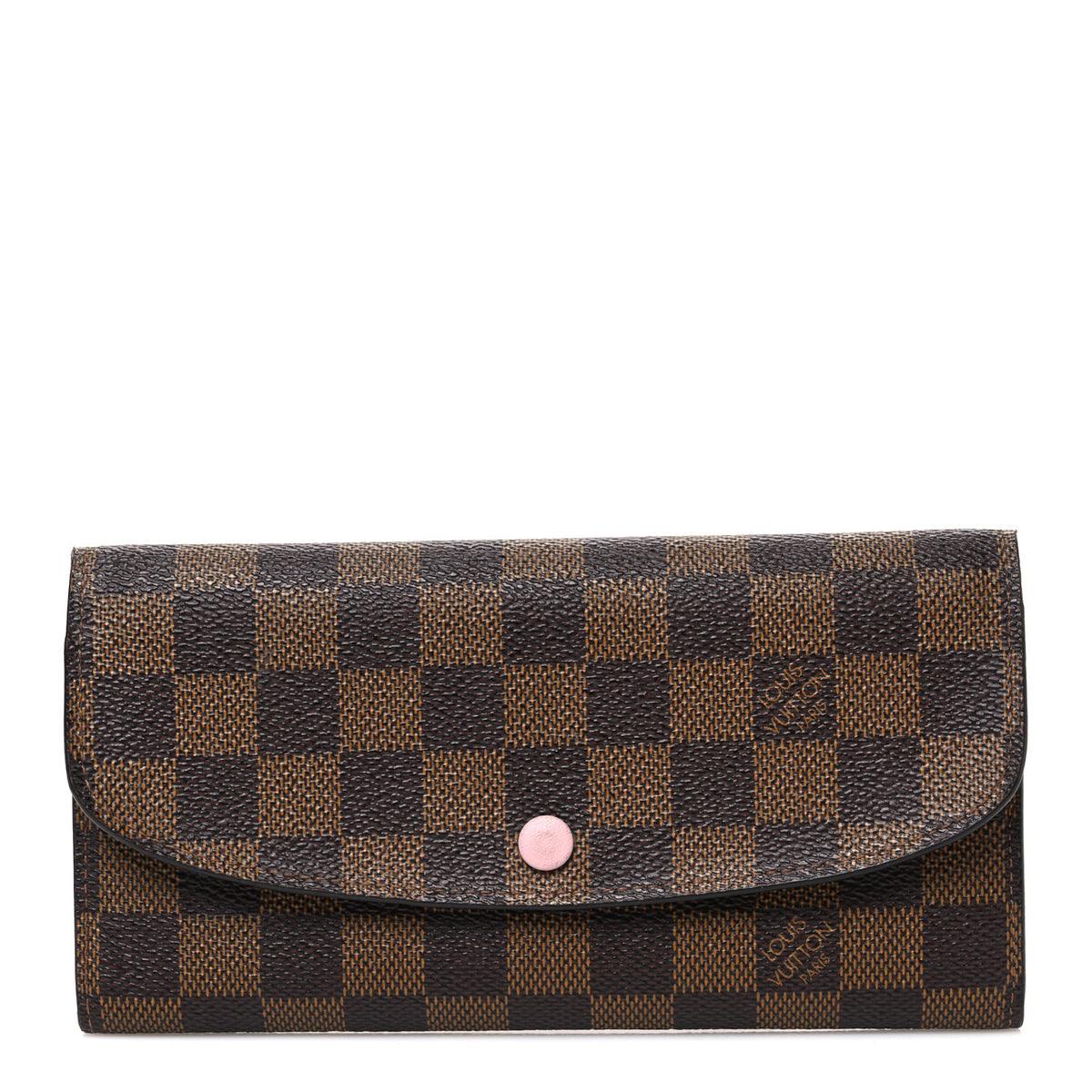 Damier Ebene Emilie Wallet Rose Ballerine