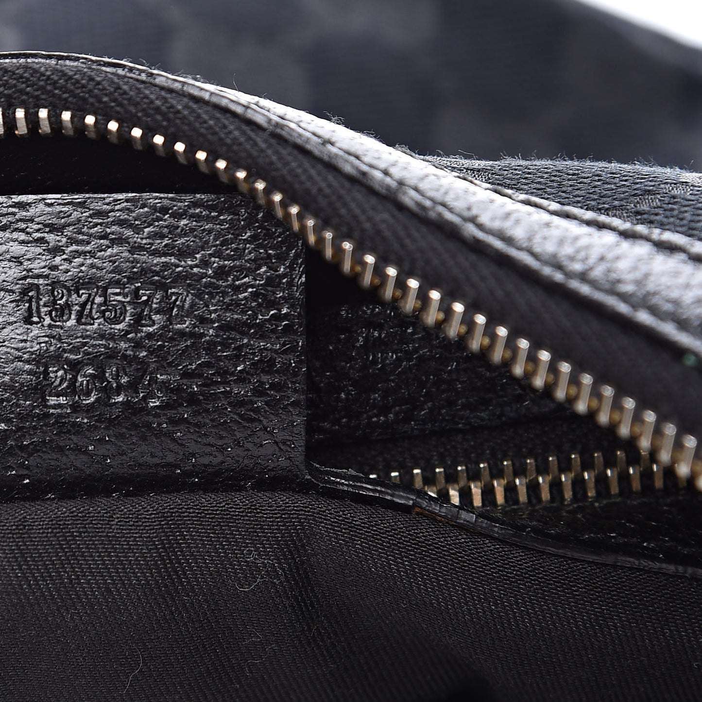 Monogram Bamboo Ring Hobo Black