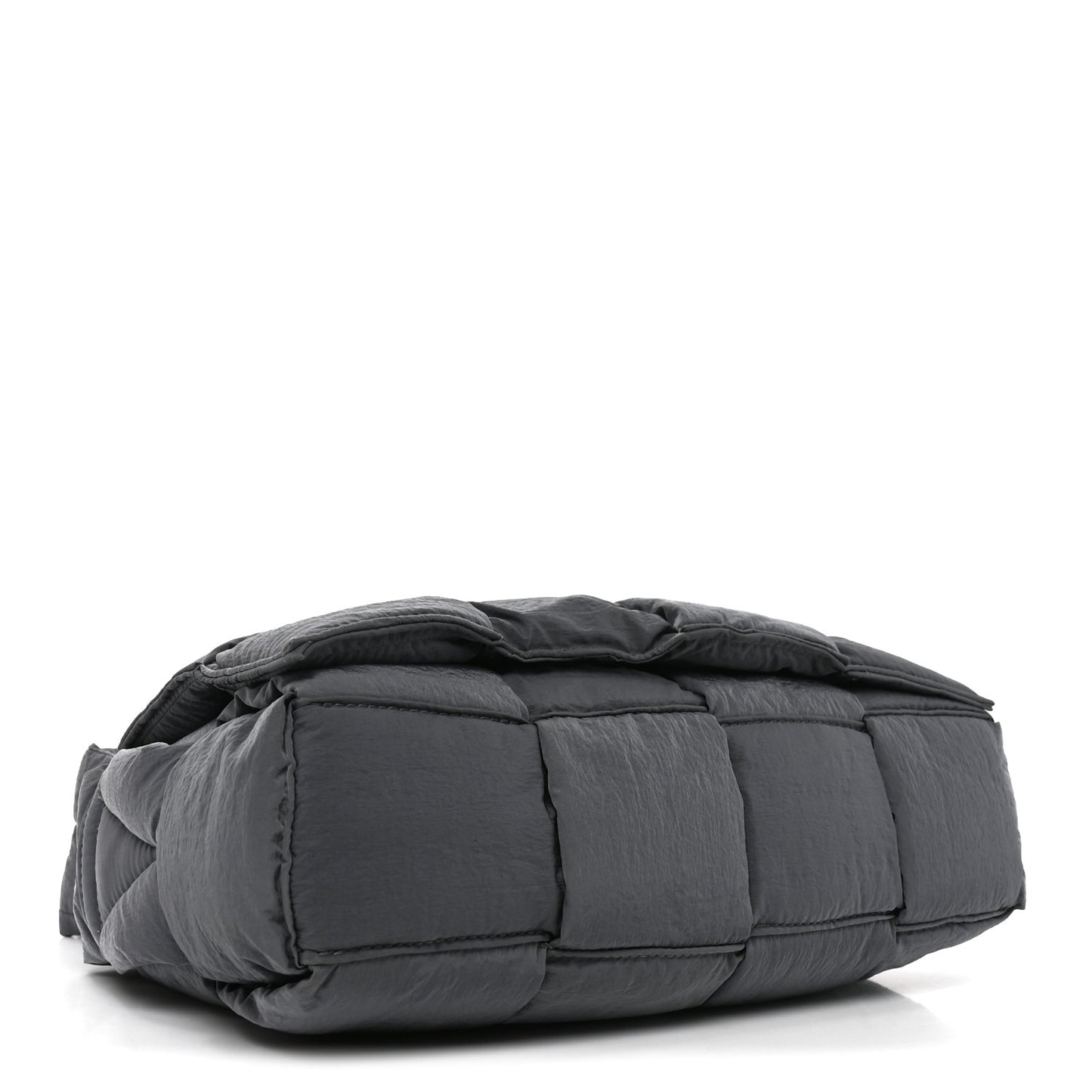 Nylon Intrecciato Padded Tech Cassette Bag Thunder