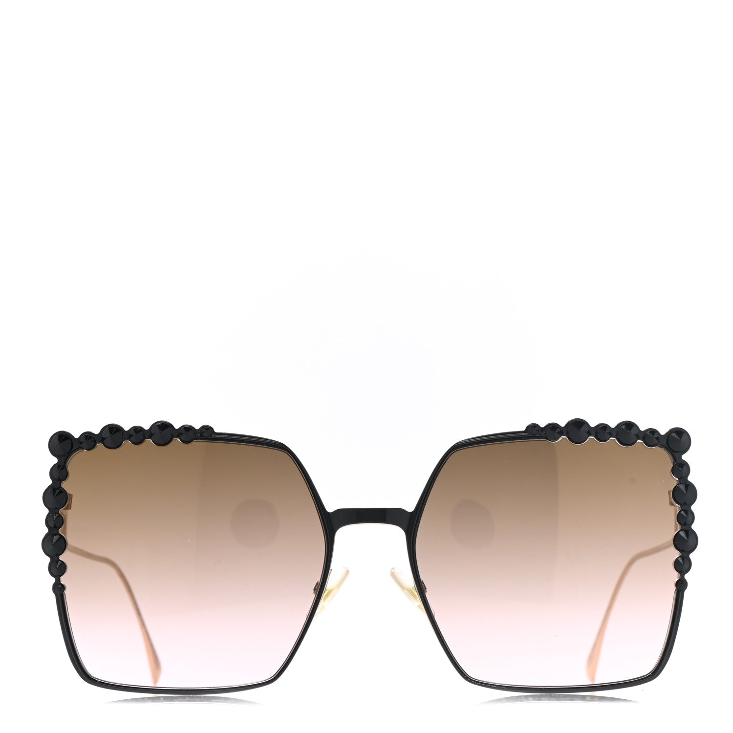 Fendi Square Dots Sunglasses FF 0259/S Black 2 of 8