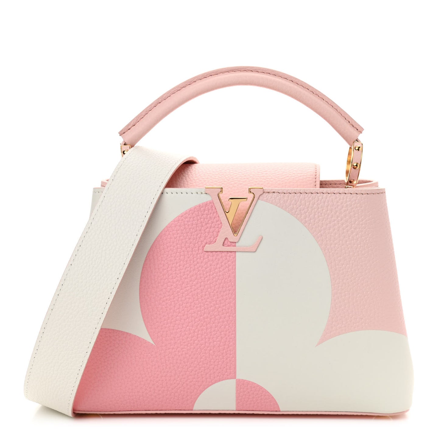 Taurillon Monogram Flower Capucines BB Pink Creme