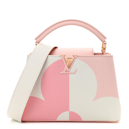Louis Vuitton Taurillon Monogram Flower Capucines BB Pink Creme 1 of 9