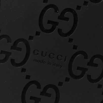 Gucci Guccissima GG Embossed Womens Sandals 37 Black 10 of 15