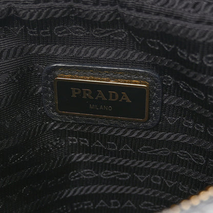 Prada Vitello Daino Medium Double Zip Shoulder Bag Black 7 of 10