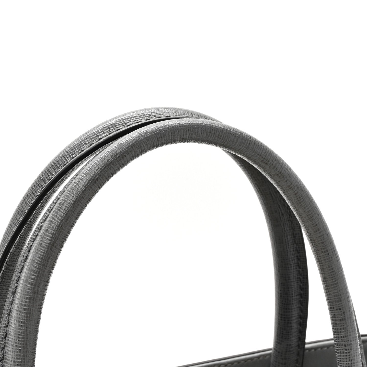 Fendi Vitello Elite Petite 2Jours Tote Grigio Grigio Chiaro 11 of 16