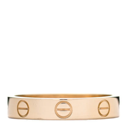 Cartier 18K Yellow Gold 3.5mm LOVE Wedding Band Ring 53 6.5 1 of 5
