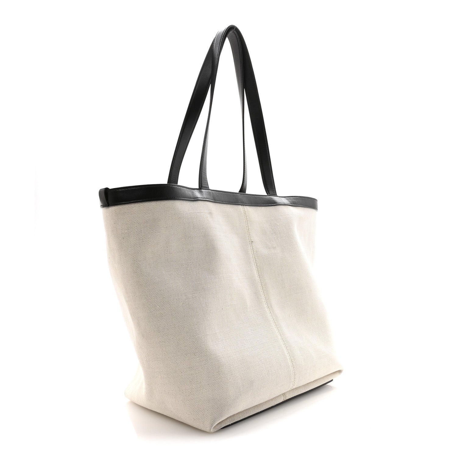 Bottega Veneta Canvas Mix Nappa Intrecciato Medium Flip Flap Tote Natural Fondant 3 of 12