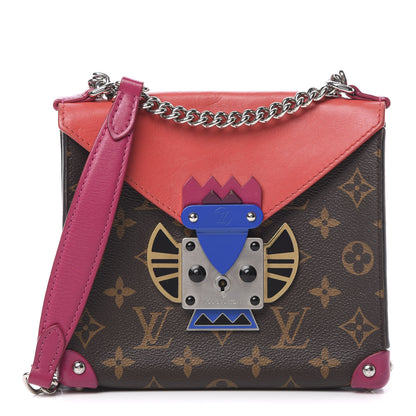 Louis Vuitton Monogram Tribal Mask Pochette PM Rouge 1 of 12