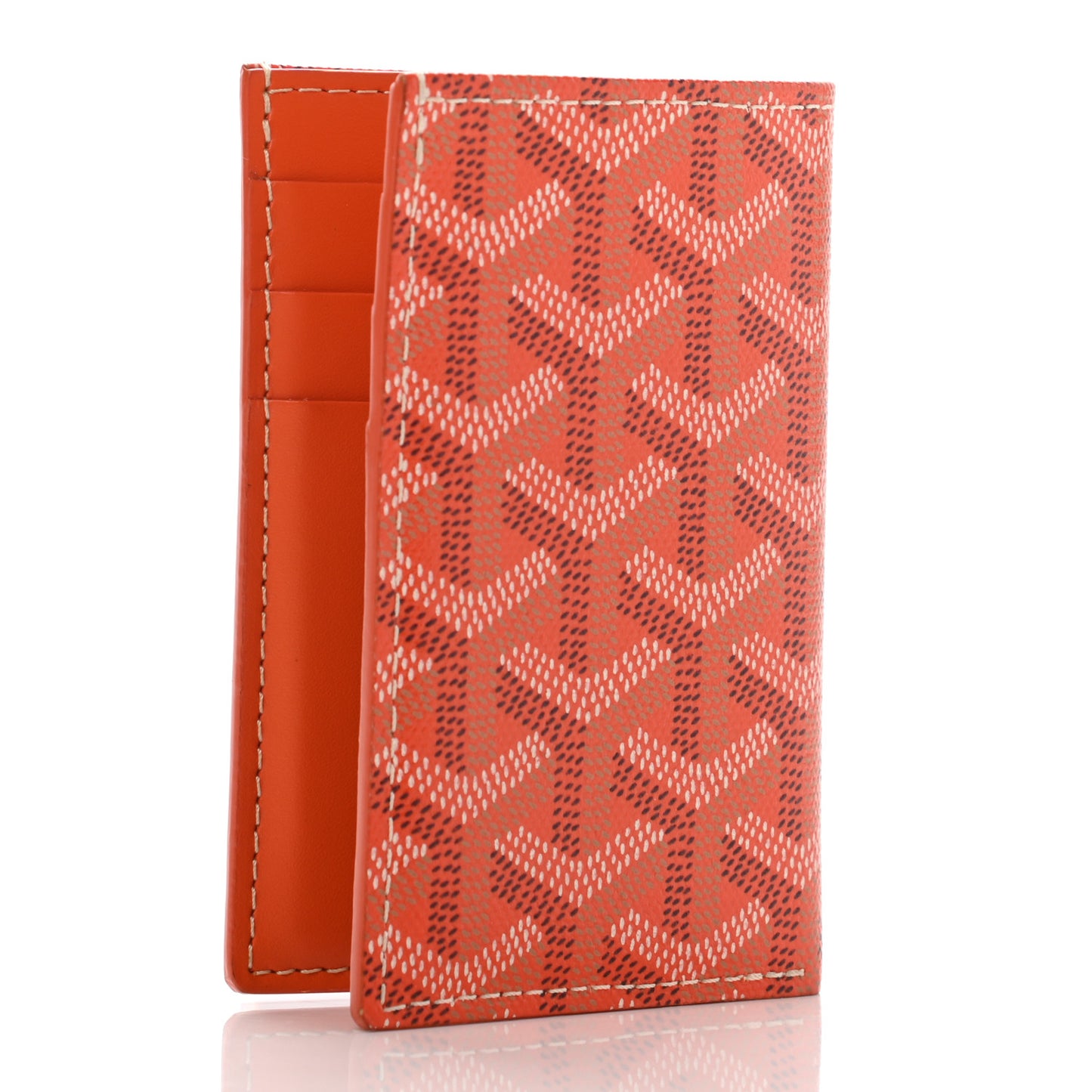 Goyardine Saint Pierre Card Holder Orange
