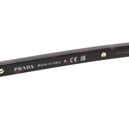 Prada Acetate Iconic Metal Plaque Sunglasses SPR B15 Chamomile 11 of 14