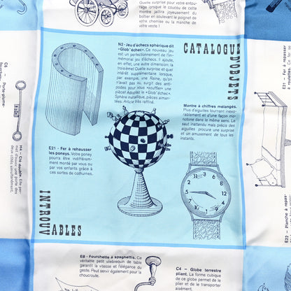 Hermes Silk Gavroche Les Objets Introuvables Scarf 45 5 of 6