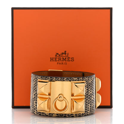 Hermes Lizard Collier De Chien CDC Bracelet T2 Ombre 6 of 7