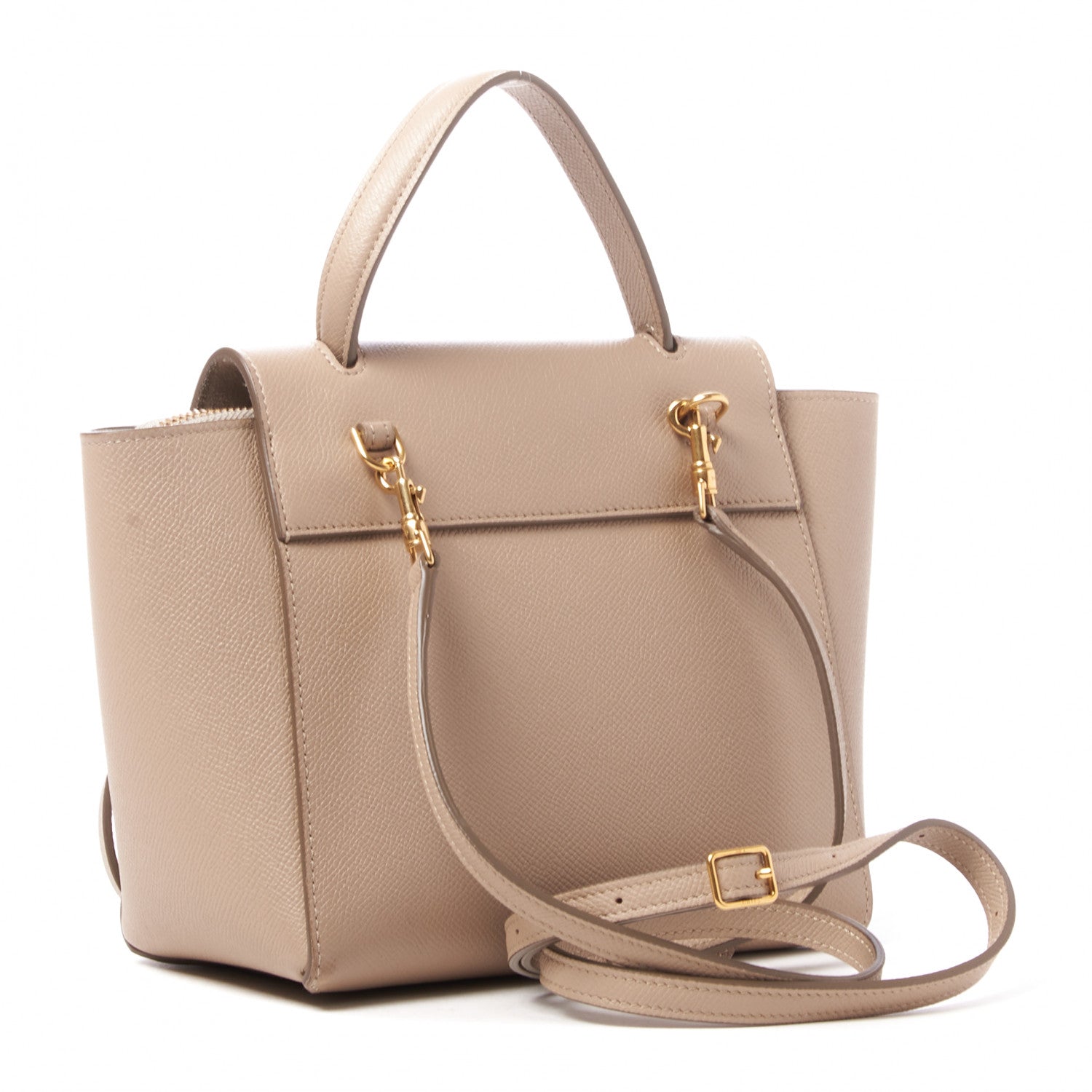 Celine Grained Calfskin Nano Belt Bag Light Taupe 2 of 8