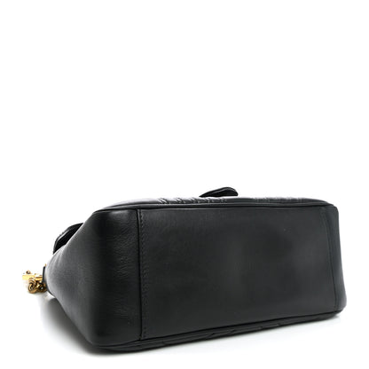 Gucci Calfskin Matelasse Small GG Marmont Top Handle Black 3 of 9