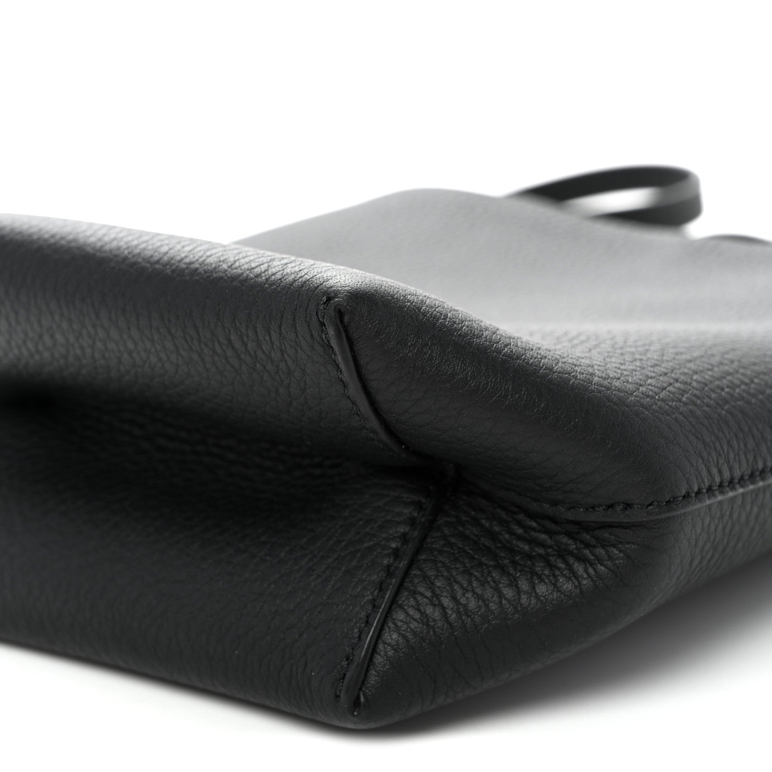 The Row Grained Calfskin Small N/S Park Crossbody Black 9 of 10