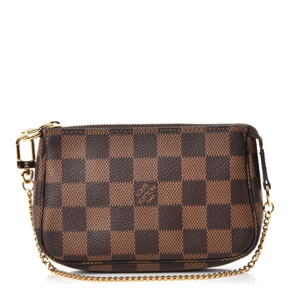 Louis Vuitton Damier Ebene Mini Pochette Accessories 1 of 7