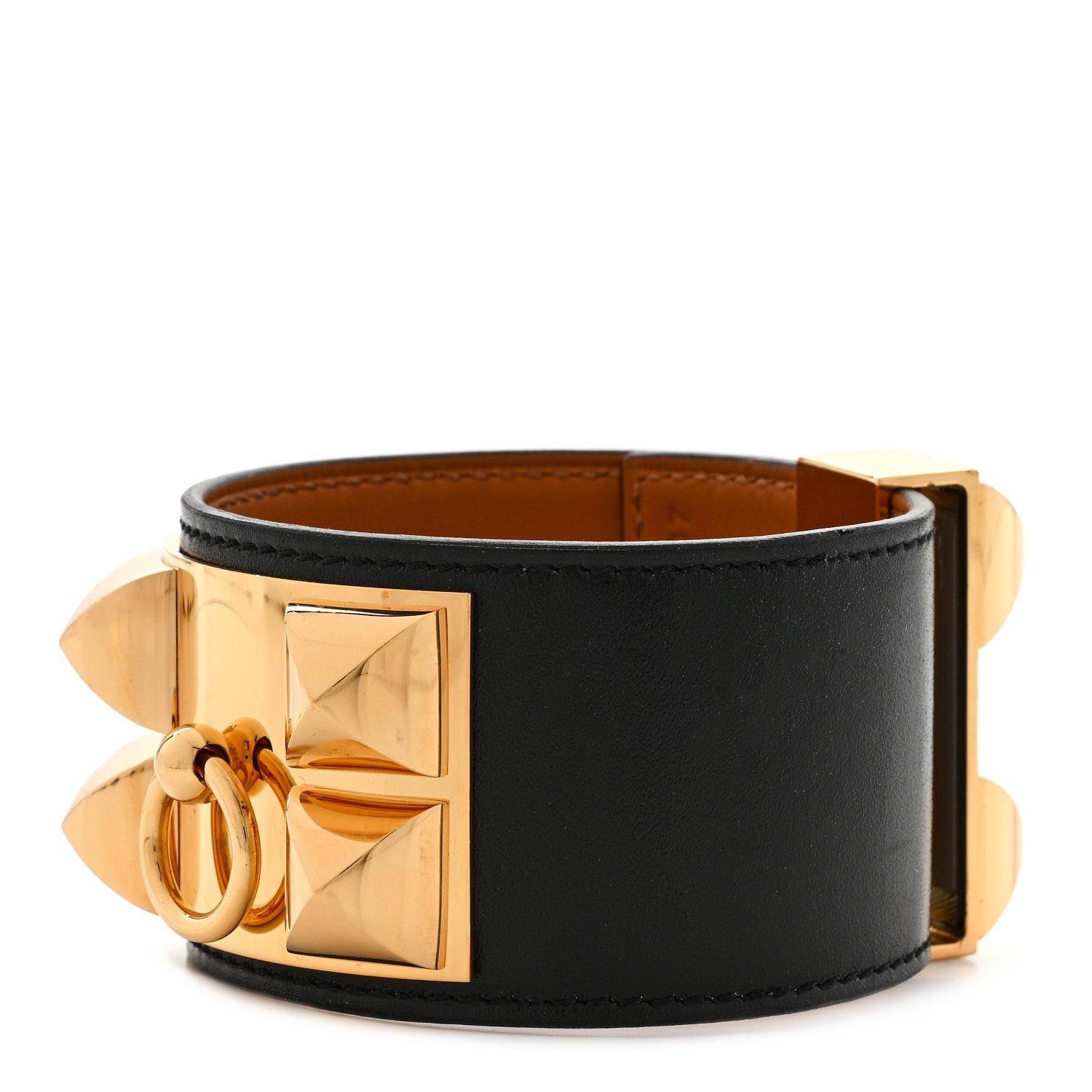 Hermes Box Collier De Chien CDC Bracelet T3 Black 1 of 8