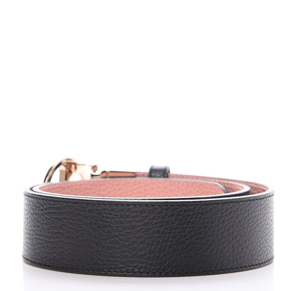 Gucci Calfskin 1973 Reversible Belt 80 32 Black Pink 3 of 9