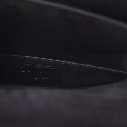 Saint Laurent Grained Calfskin Rock Star Patchwork Medium Monogram Sunset Black 10 of 12