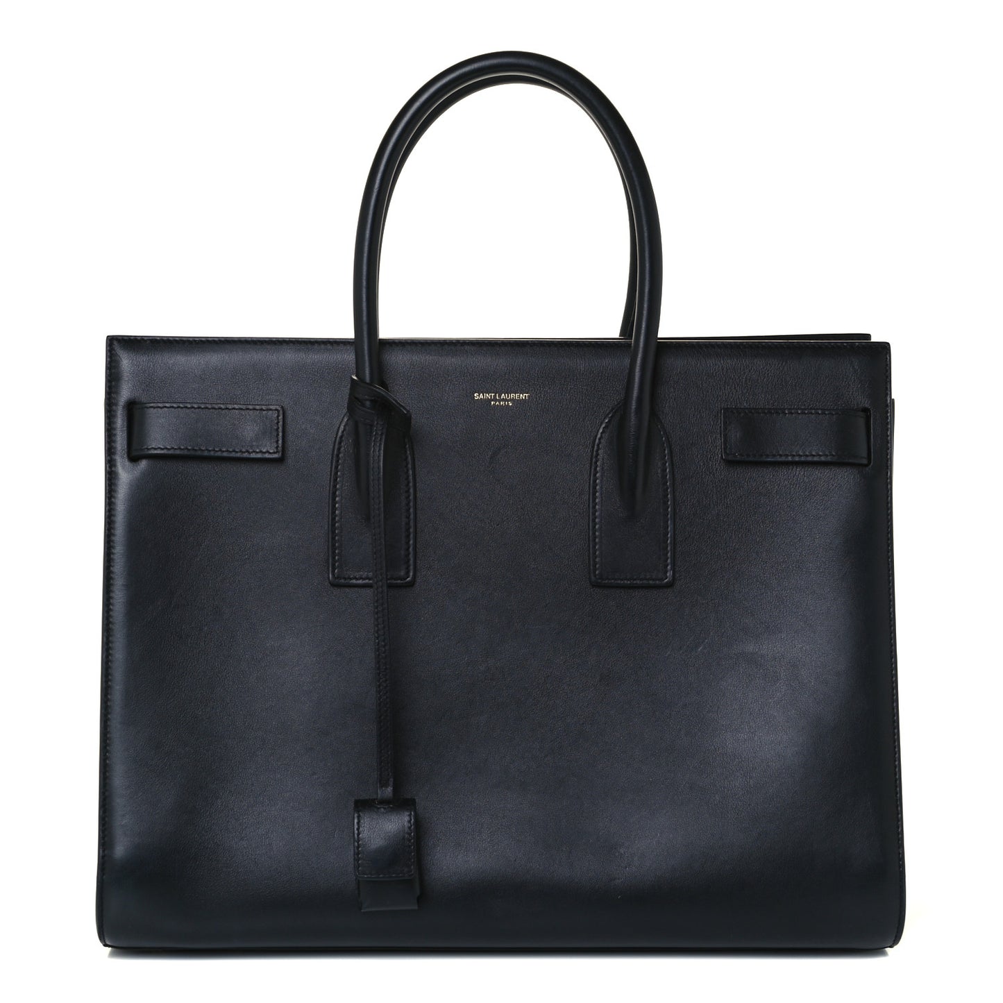 Calfskin Large Sac De Jour Carryall Black