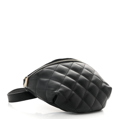 Chanel Calfskin Quilted Waist Belt Bag Black 4 of 10