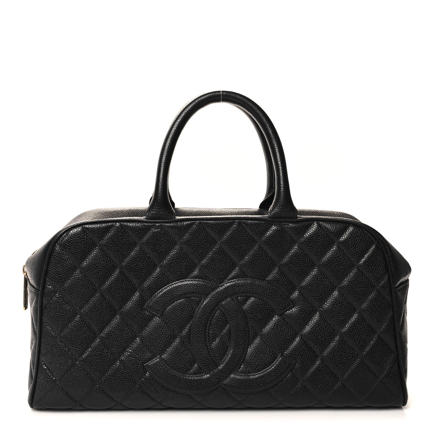 Caviar Quilted Boston Black