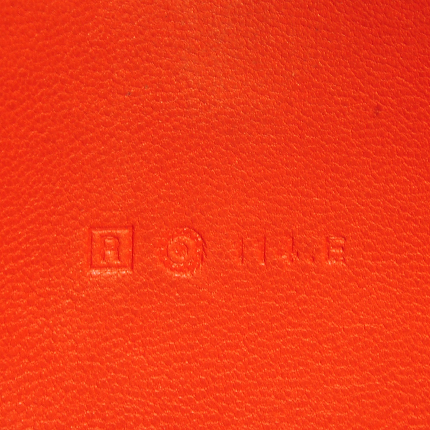 Hermes Veau Evercolor Dogon Recto Verso Wallet Orange 8 of 8
