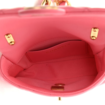 Chanel Lambskin Quilted Mini Funky Town Flap Pink 5 of 10