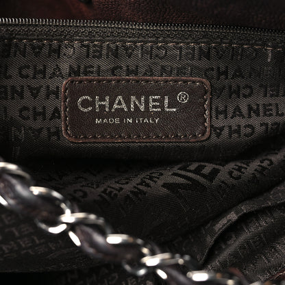 Chanel Distressed Caviar XL Coco Cabas Brown 7 of 12