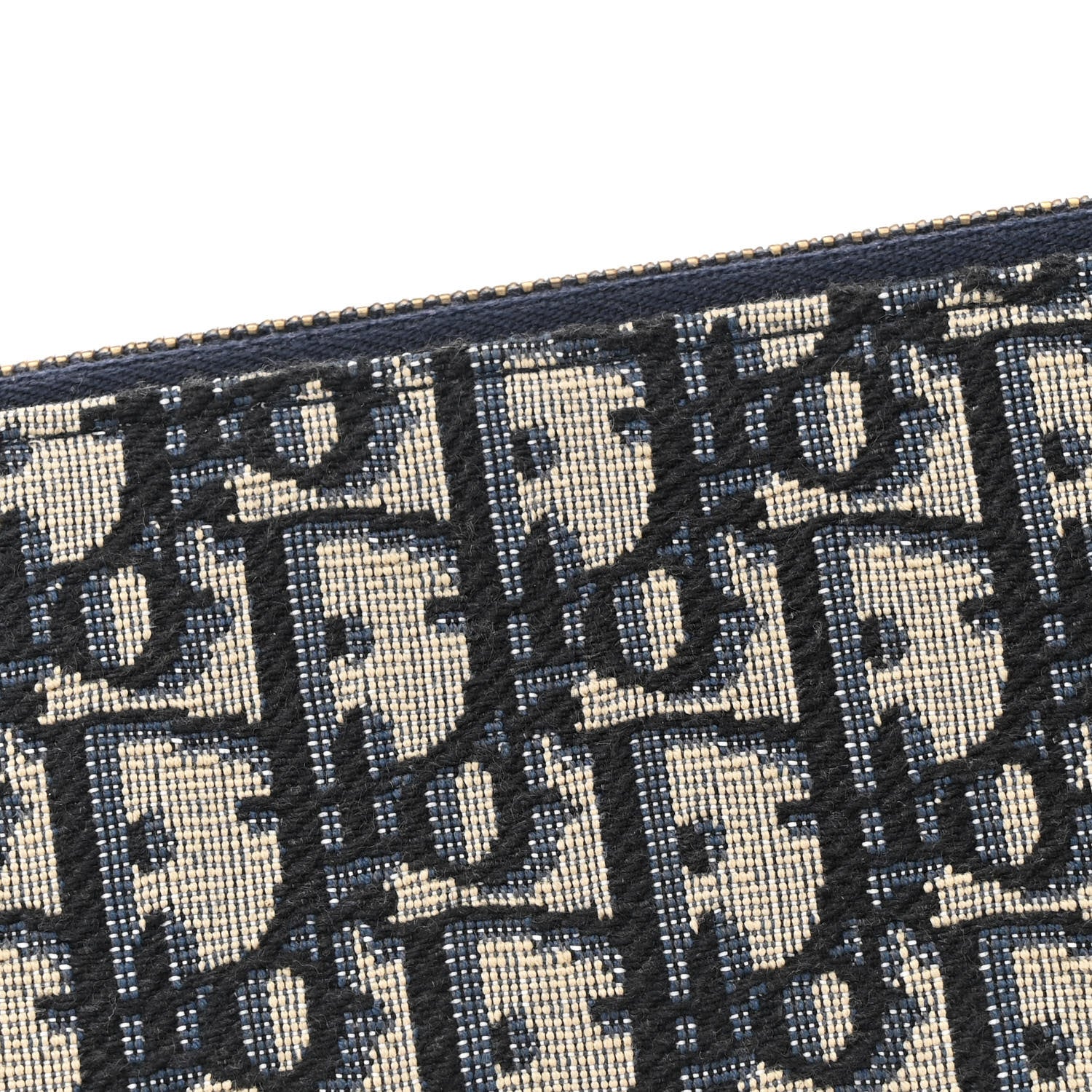 Christian Dior Oblique Saddle Rodeo Pouch Navy Blue 9 of 11