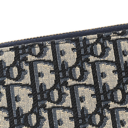 Christian Dior Oblique Saddle Rodeo Pouch Navy Blue 9 of 11