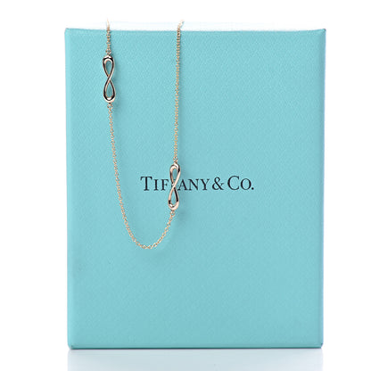 Tiffany 18K Rose Gold Infinity Endless Necklace 6 of 6