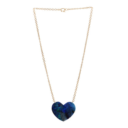 Irene Neuwirth 18K Yellow Gold Boulder Opal One of a Kind Love Pendant Necklace 3 of 6