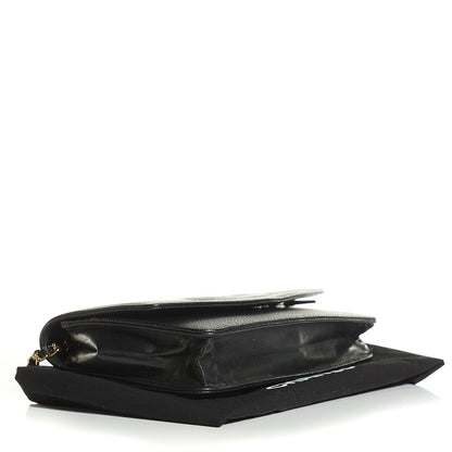 Chanel Caviar Timeless CC Wallet on Chain WOC Black 4 of 8