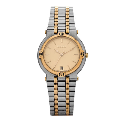 Gucci Stainless Steel 32mm 9000M Quartz Watch Gold 1 of 4