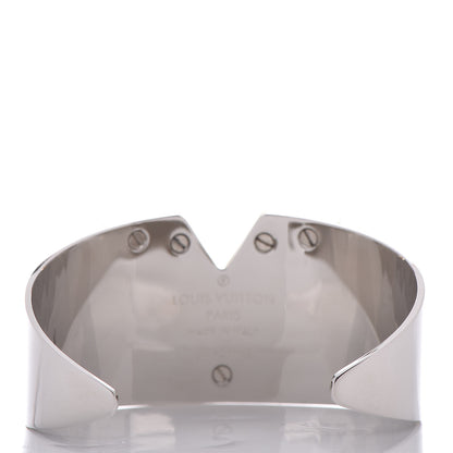 Louis Vuitton Metal Essential V Cuff Silver 3 of 5