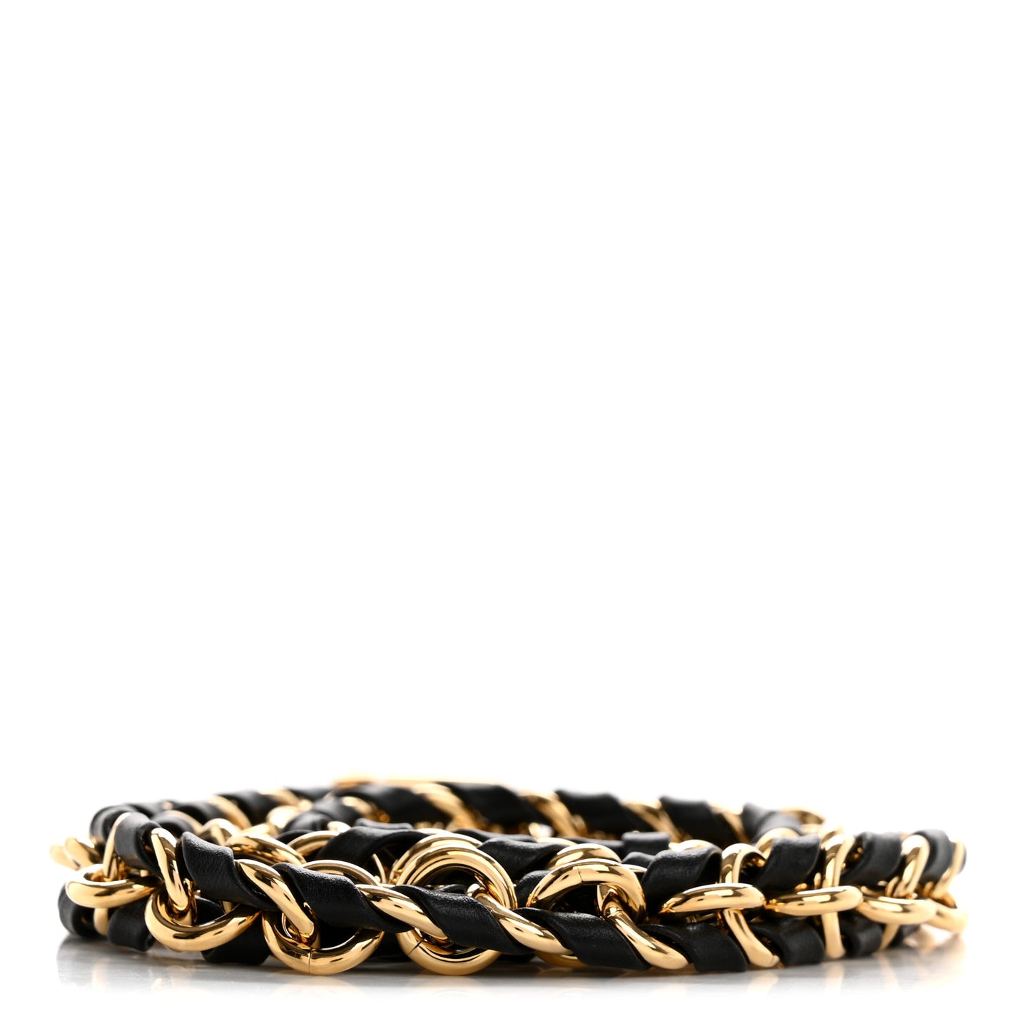 Calfskin OnTheGo East West Chain Strap Black