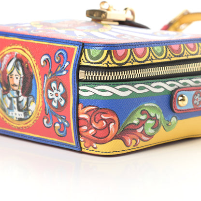 Dolce & Gabbana Dauphine Teatro dei Pupi Printed Box Bag Multicolor Red 9 of 10