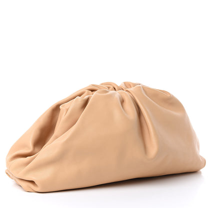 Bottega Veneta Smooth Butter Calf The Pouch Oversized Clutch Nude 3 of 10