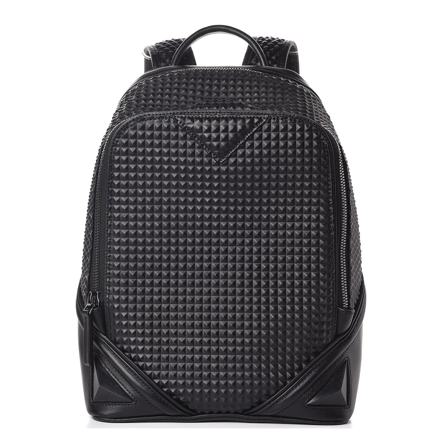 MCM Duke Tantris Embossed Medium Backpack Black 1 of 9
