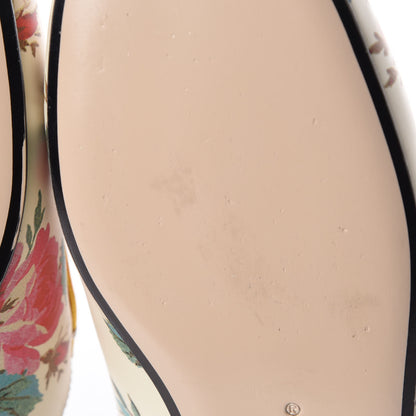 Gucci Calfskin Stamp Allover Rose Princetown Slippers 38 Beige 11 of 11