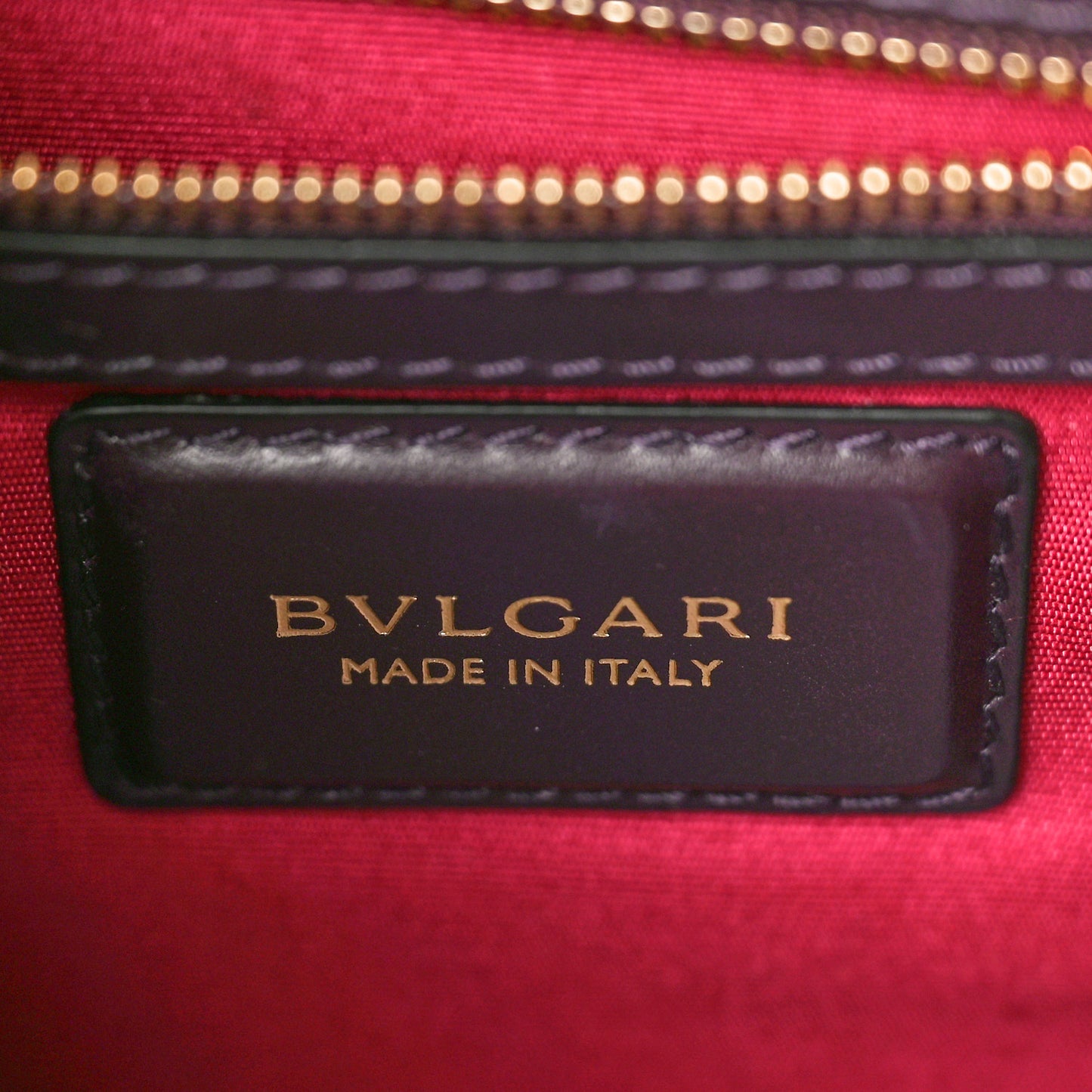 Calfskin Serpenti Forever Shoulder Bag Plum