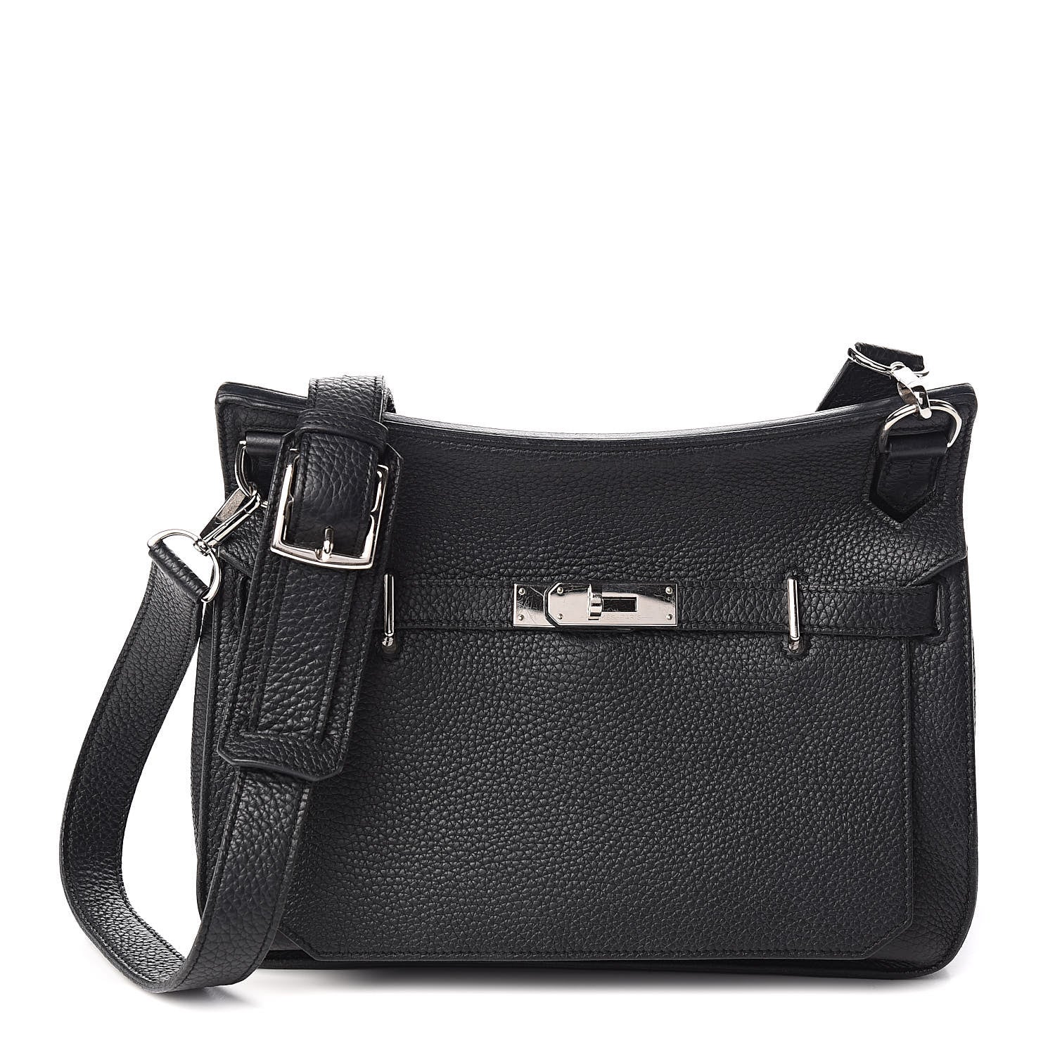 Hermes Taurillon Clemence Jypsiere 28 Black 1 of 11