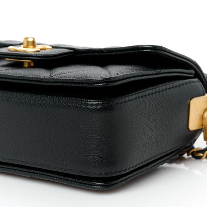 Chanel Caviar Quilted Mini Top Handle Flap Black 11 of 12
