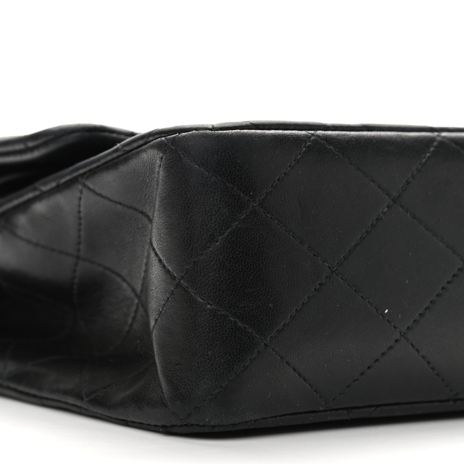 Chanel Lambskin Quilted Medium Double Flap Black 8 of 14
