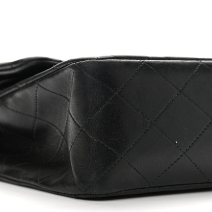 Chanel Lambskin Quilted Medium Double Flap Black 8 of 14