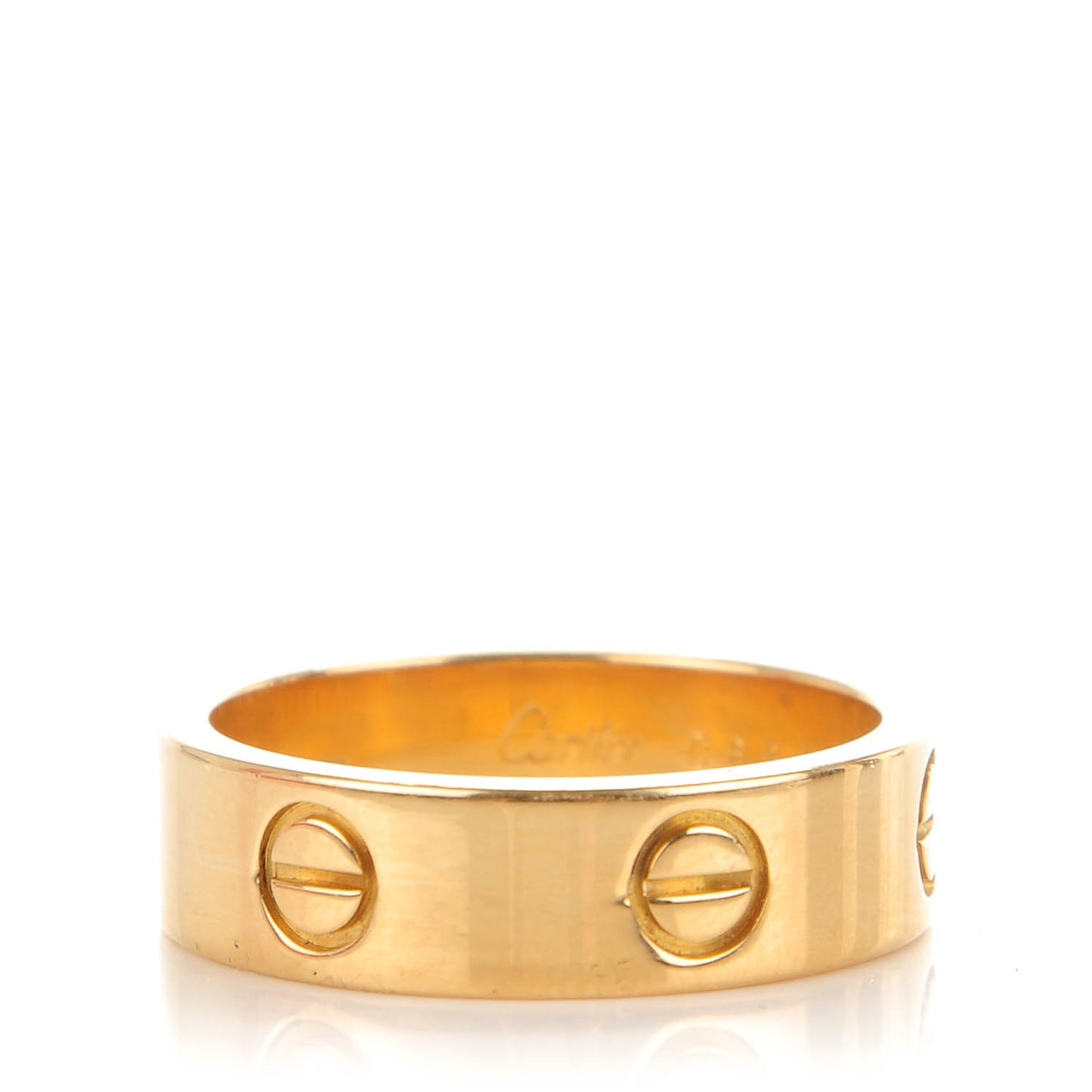 18K Yellow Gold 5.5mm LOVE Ring 58 8.25