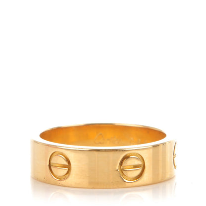 Cartier 18K Yellow Gold 5.5mm LOVE Ring 58 8.25 1 of 6