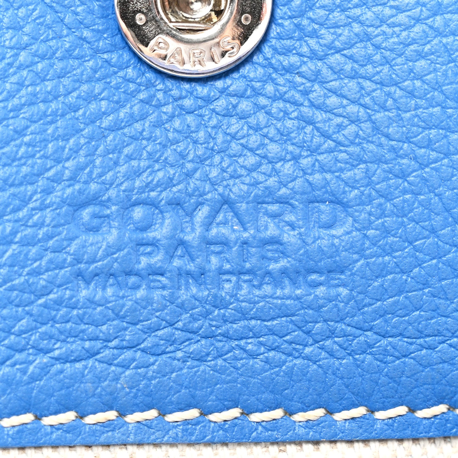 Goyard Goyardine Pouch Sky Blue 6 of 7