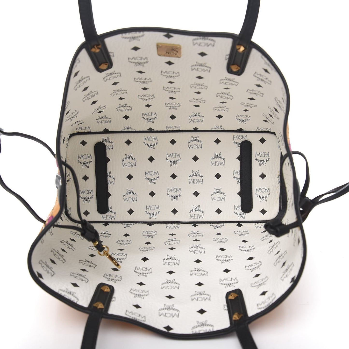 Visetos Medium Project Reversible Shopper Tote White